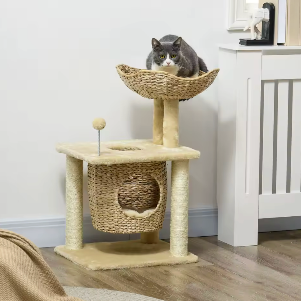 Arbre à chat 74cm osier