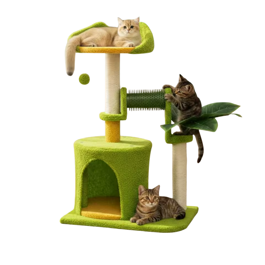 Arbre à chat vert clair